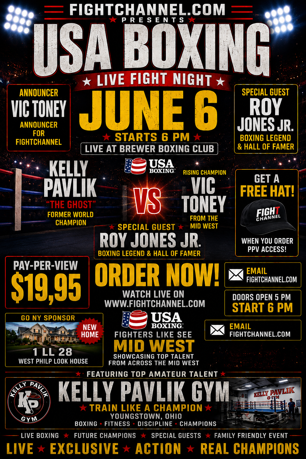 USA Boxing live event on June 6 at Brewer Boxing Club event main image